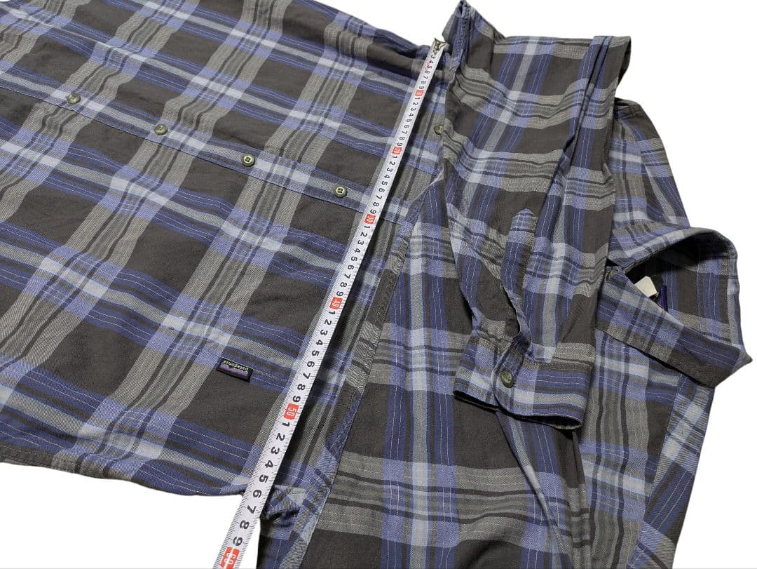 【美品】patagonia チェックシャツ PIMA COTTON shirts