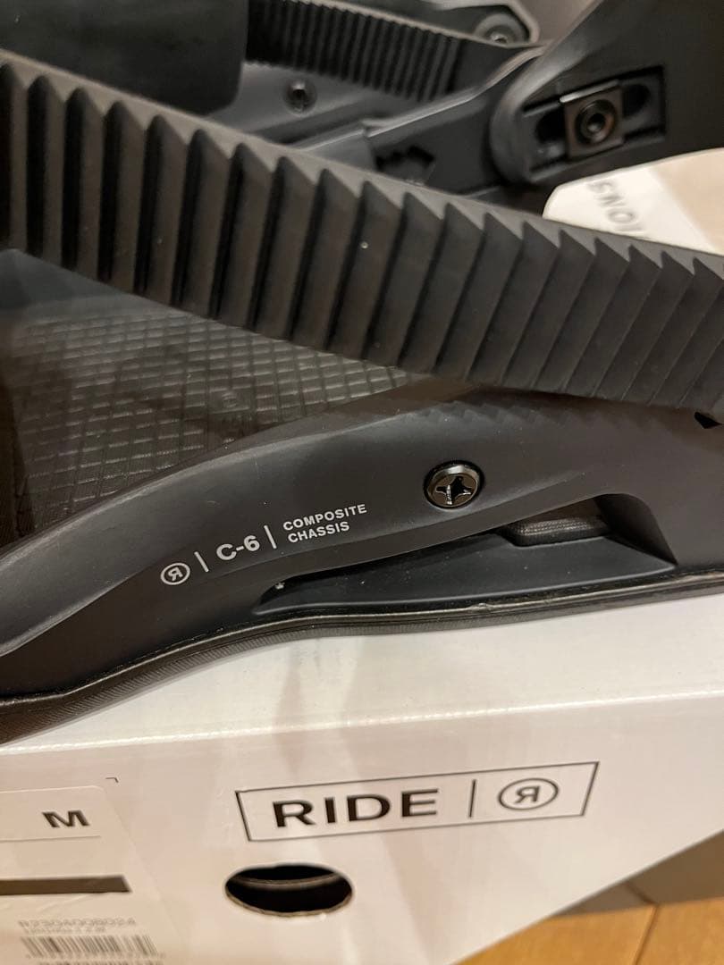 RIDE C-6 スノーボードビンディング Mサイズ（美品）