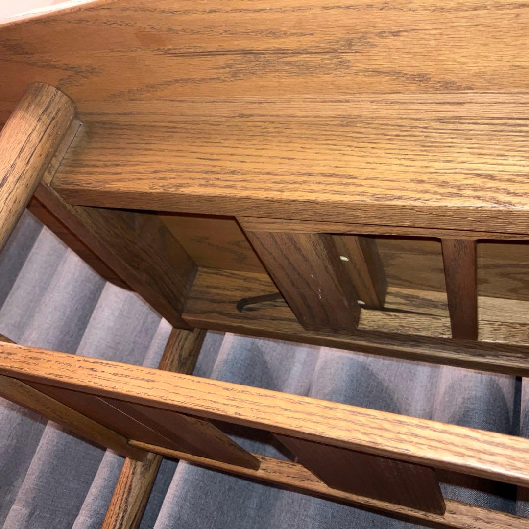 【週末限定値下】MOMO Natural 昇降可能な無垢材ローテーブル