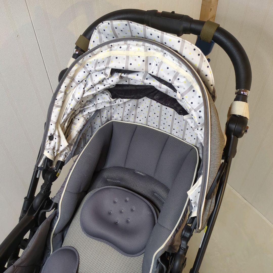 【良品】Aprica ラクーナビッテ クッション グレー アップリカ