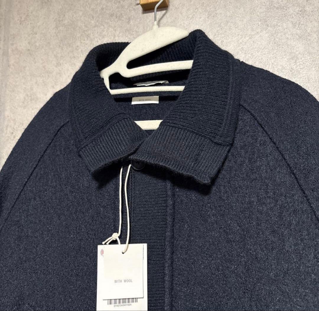 zara ザラ　リブ襟切り替えジャケット S