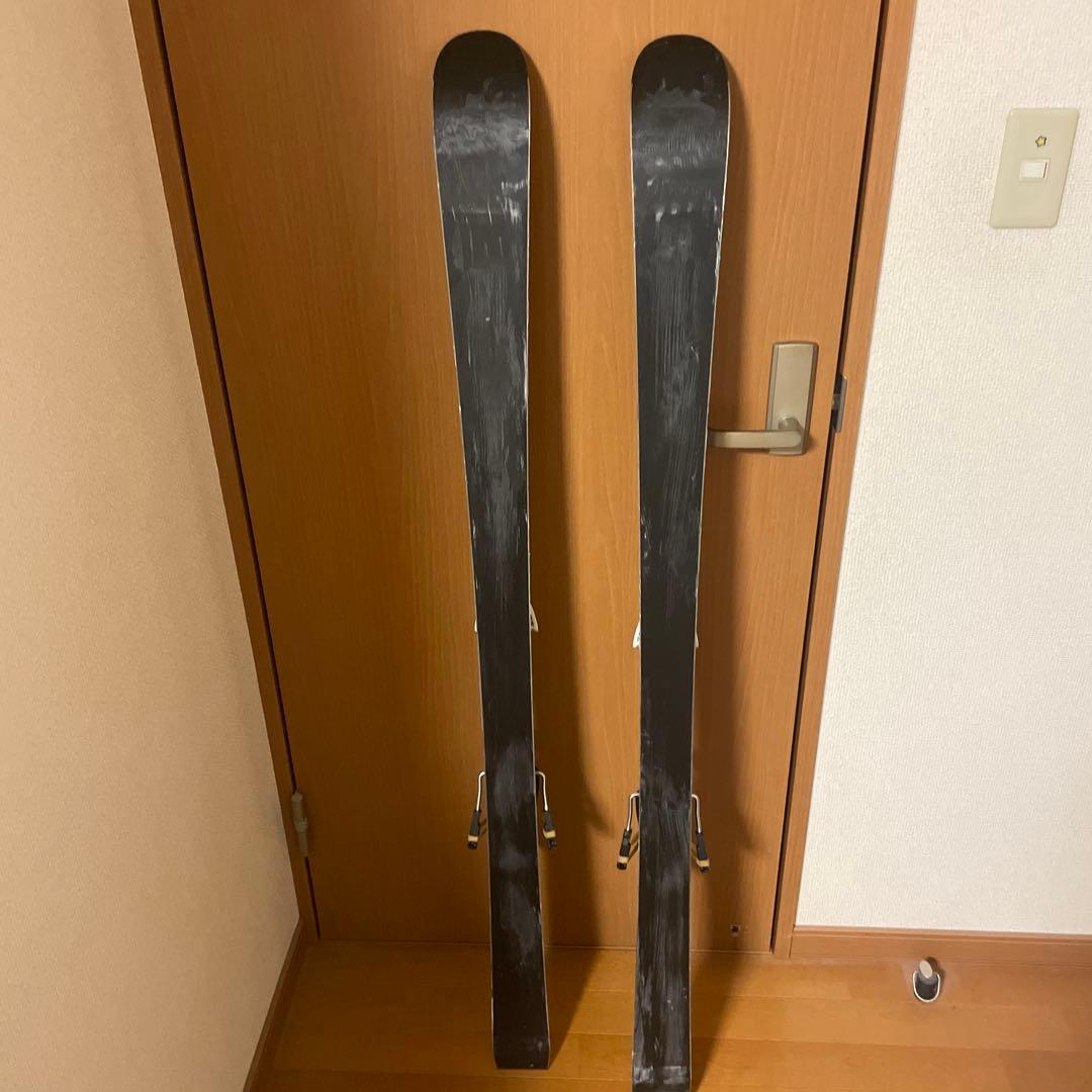 SALOMON GS スキー 板 138cm青色 バインディング付き