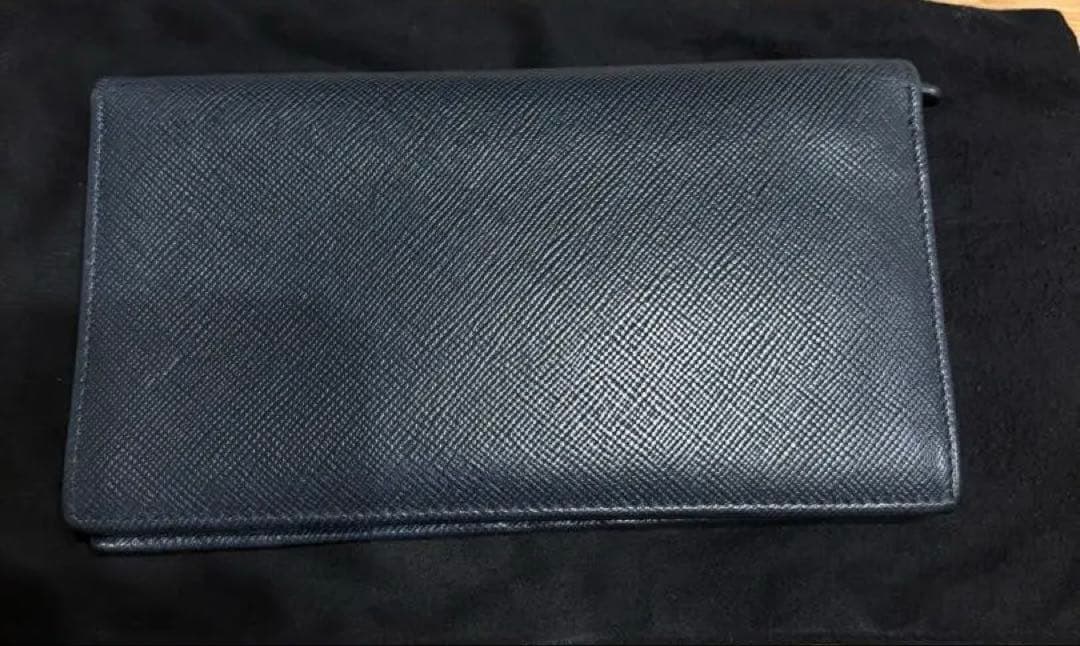 【箱付き】Giorgio Armani ブラック 長財布　ジョルジオアルマーニ