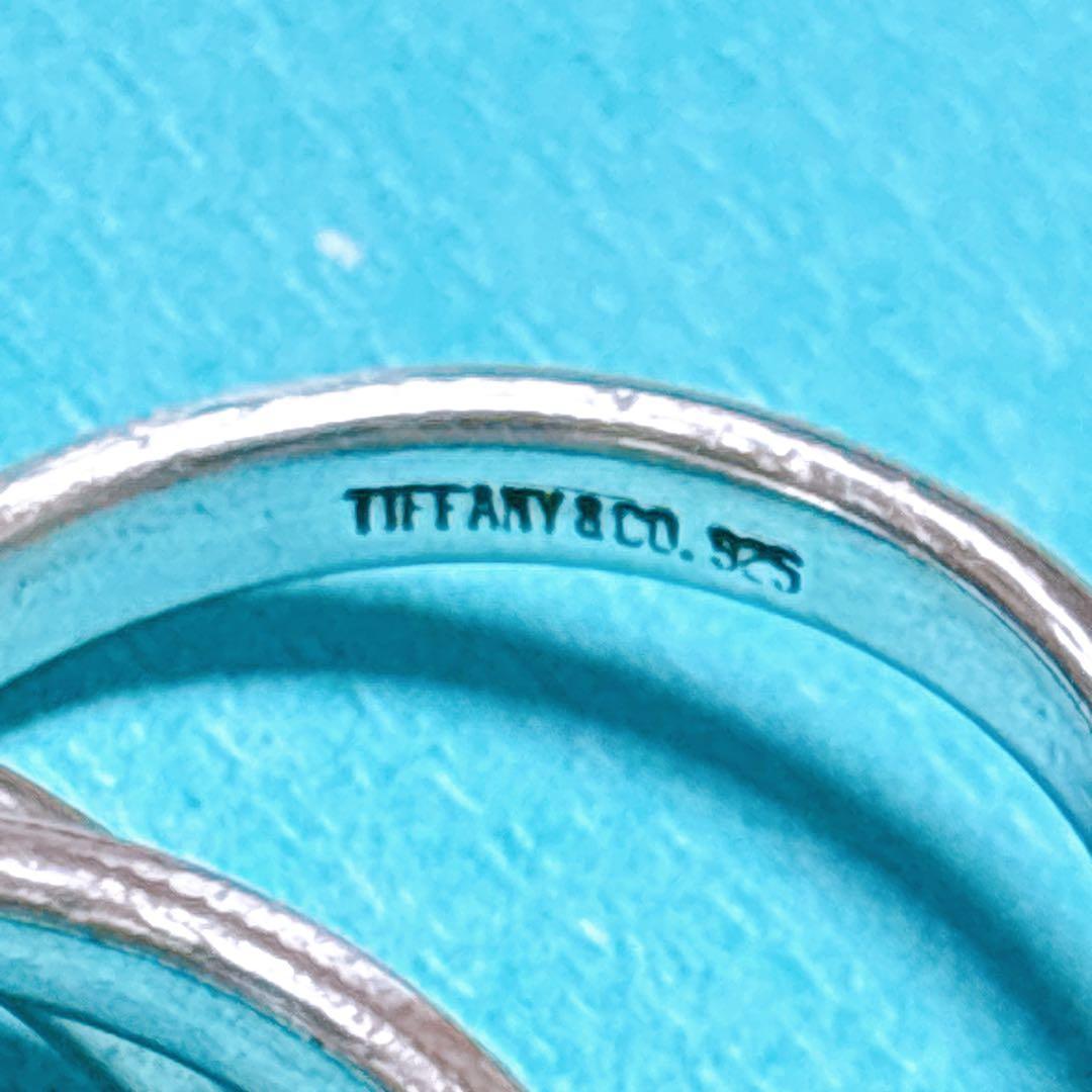 【美品】9号 Tiffany ティファニー トリニティ リング シルバー925