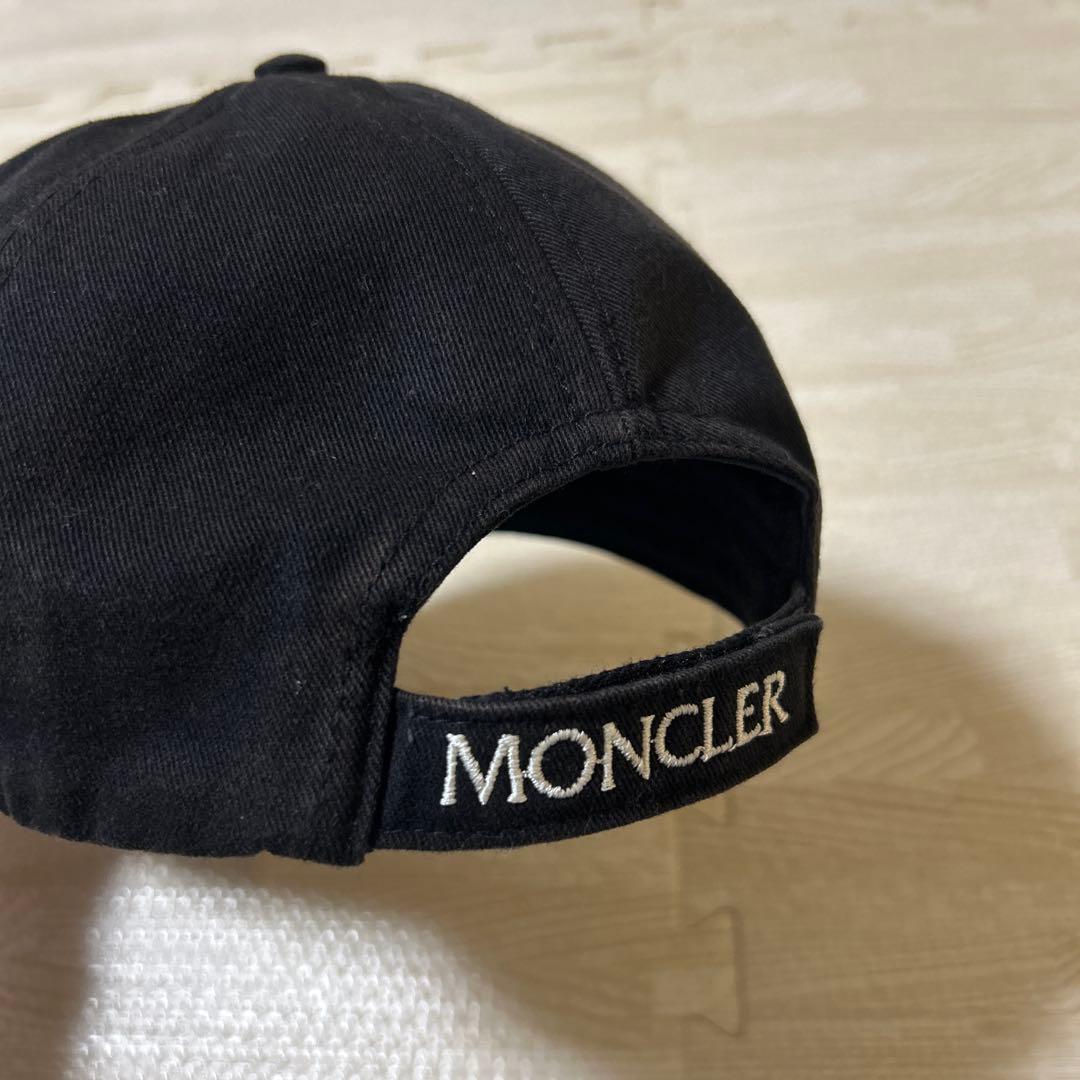 （nananananan ）MONCLER キャップ　ブラック