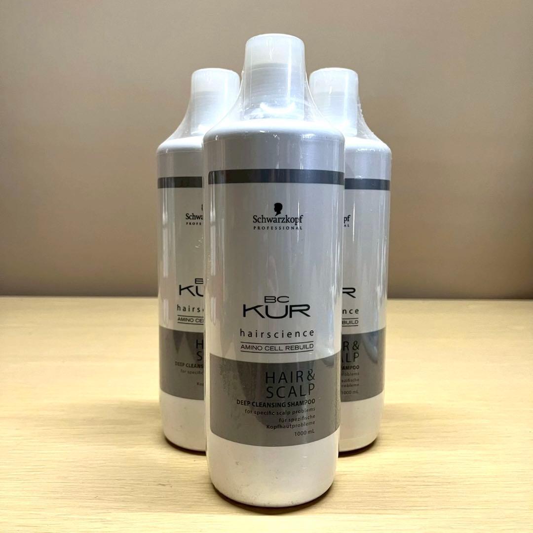 BCクア　ヘア＆スキャルプ　ティーブクレンジング シャンプー　1000ml 3本