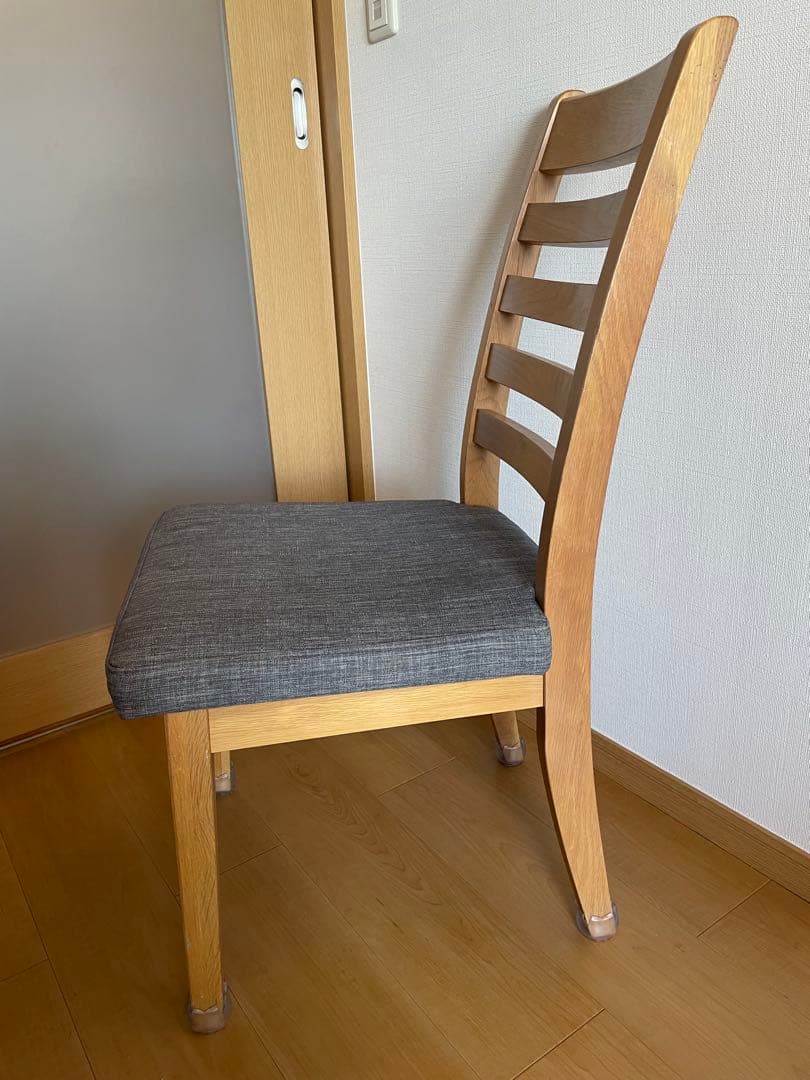 ニトリ ダイニングチェア グレー① 送料込み