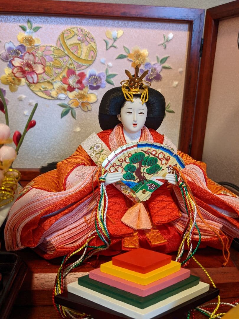 【美品】収納雛飾り