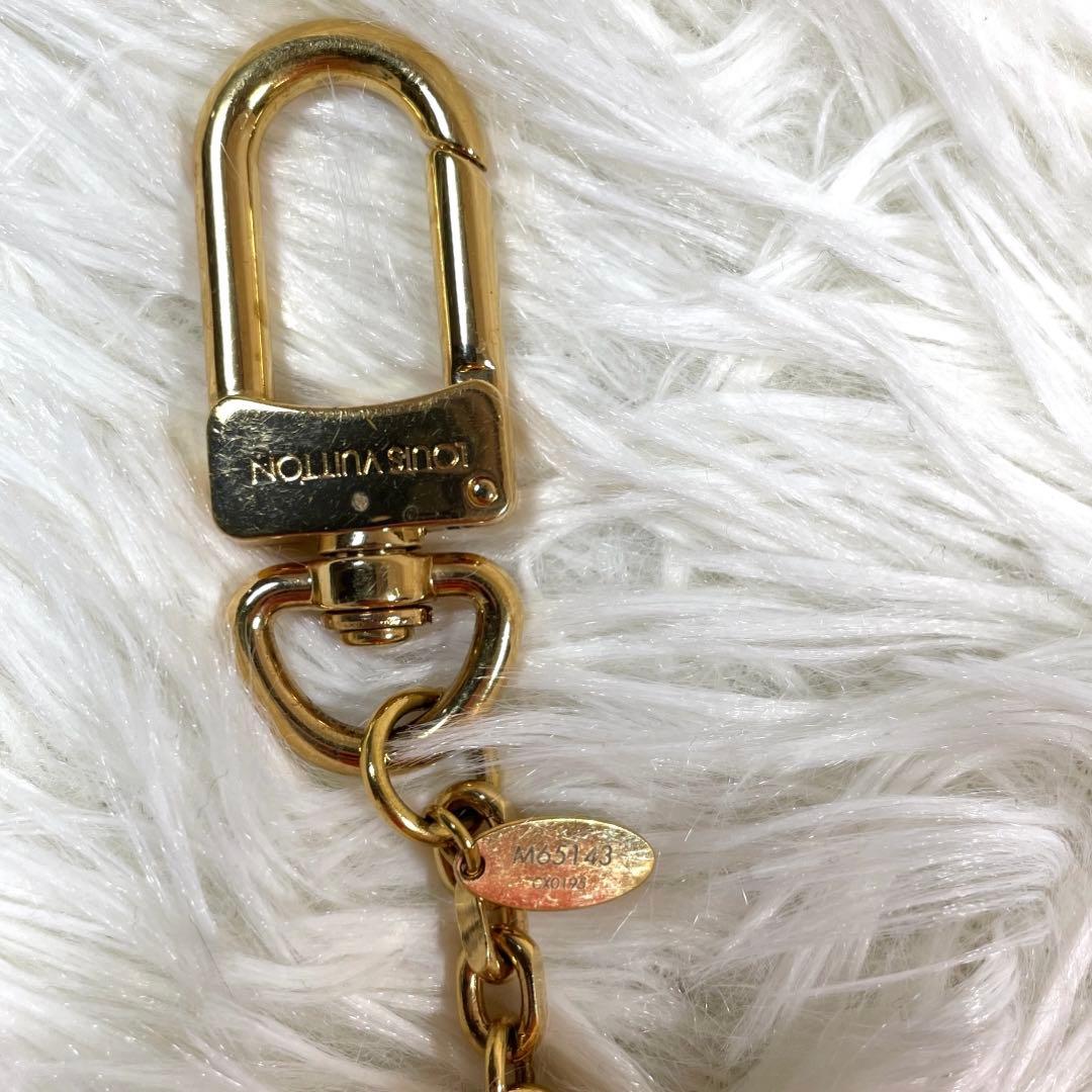 【美品】LOUIS VUITTON ルイヴィトン M65143 ファー チャーム