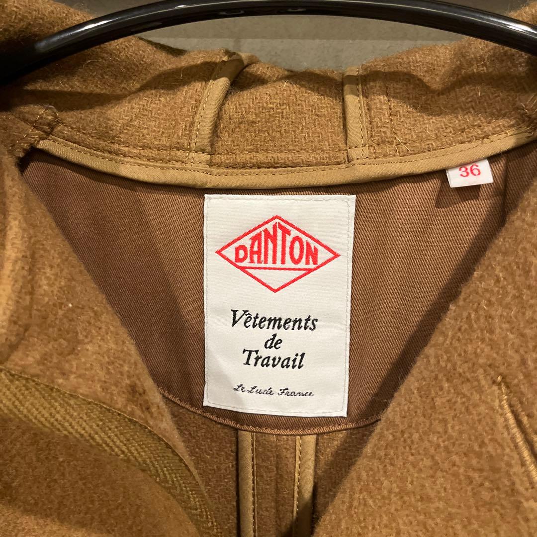DANTON ダントン　 ウールモッサシングルフードジャケット/36