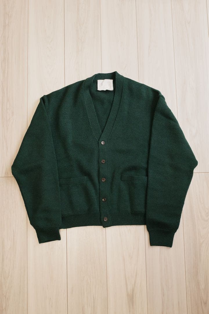 【RE-PURPOSE / リパーパス】CARDIGAN グリーン