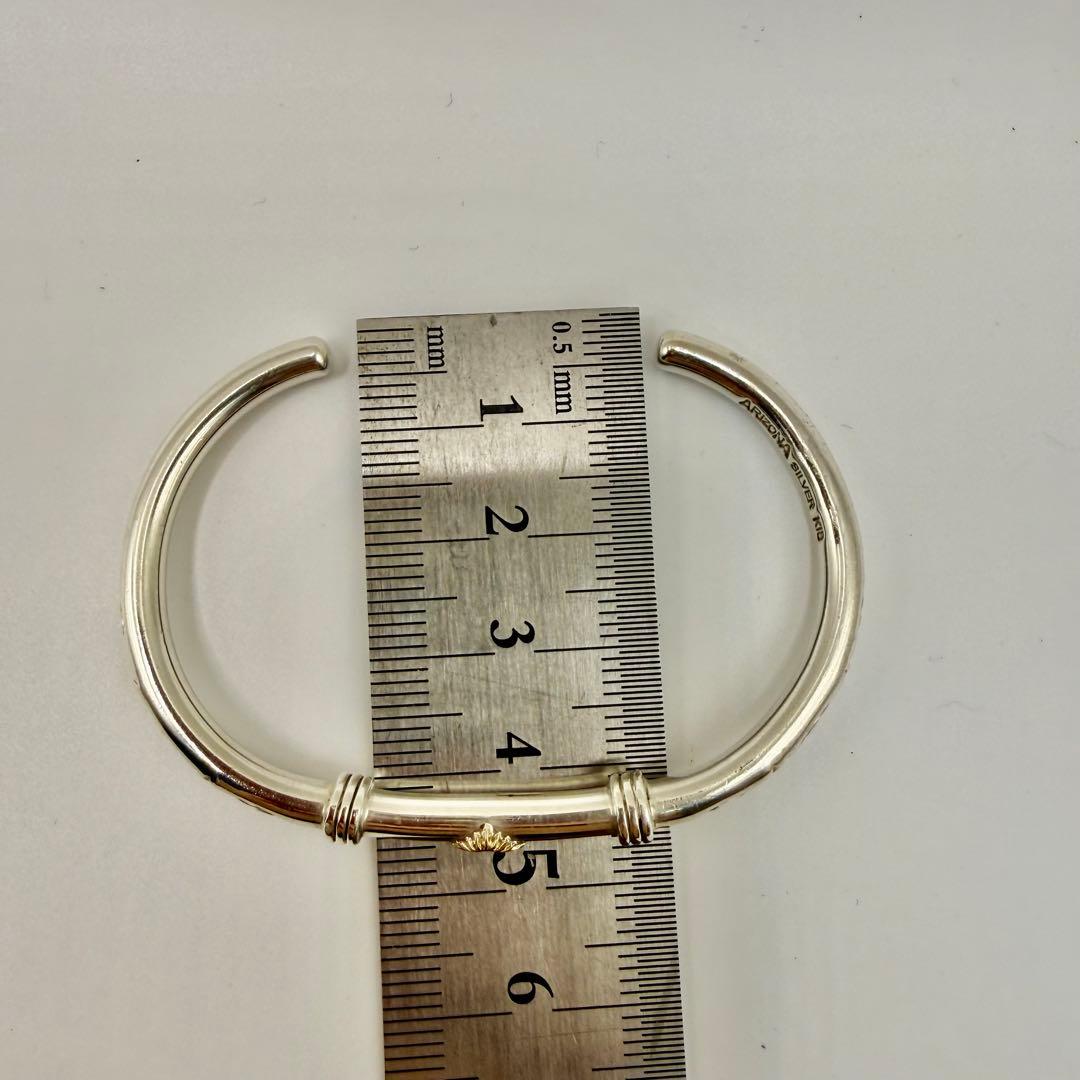 美品　アリゾナフリーダム　k18付きバングル　B-41a 定価43560円