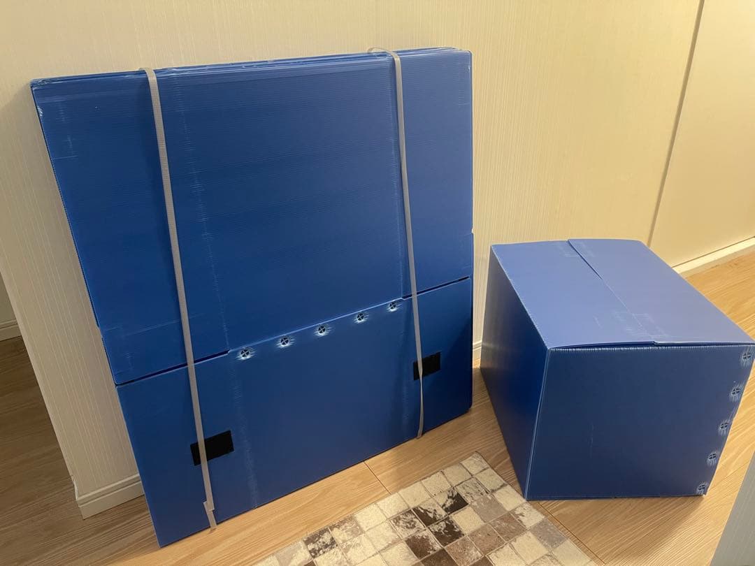 新品　130サイズ 収納箱 10枚セット　プラスチック段ボール　引越しボックス