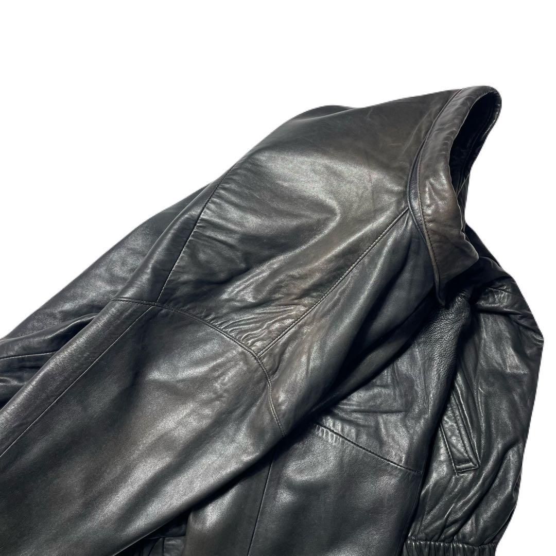 り*す様 【極上】90s 00s ラルフローレン レザージャケット ポニー無し