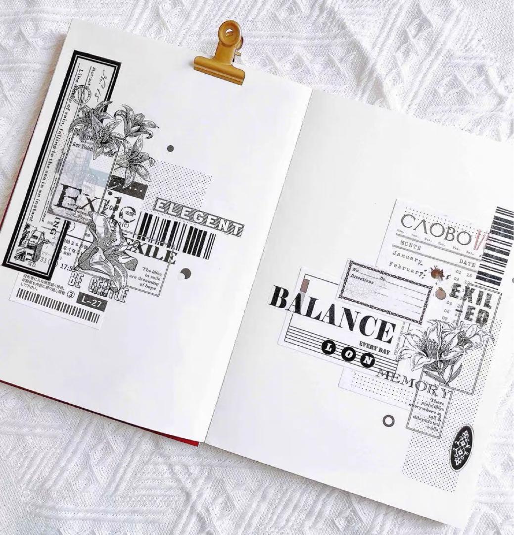 壹洱原创《旧影百合》海外マスキングテープ　マステ 【1871】