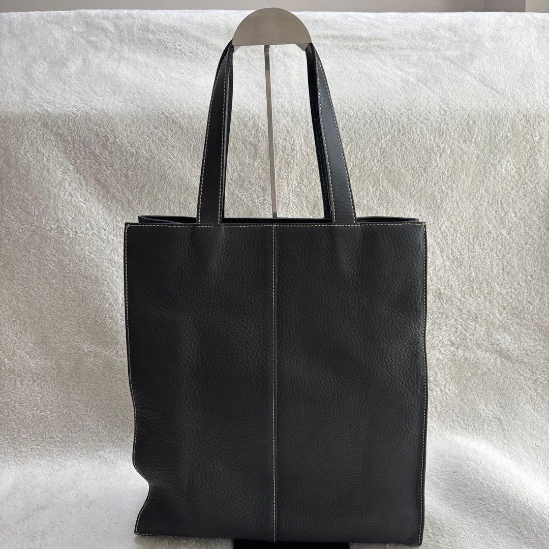 ✨美品✨ BURBERRY バーバリー レザー トートバッグ ブラック 黒 本革