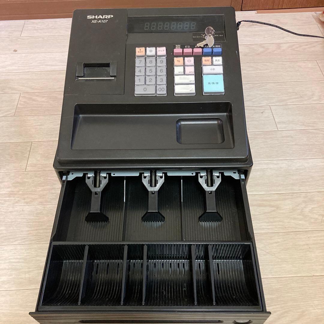 SHARP XE-A107 レジスター ブラック