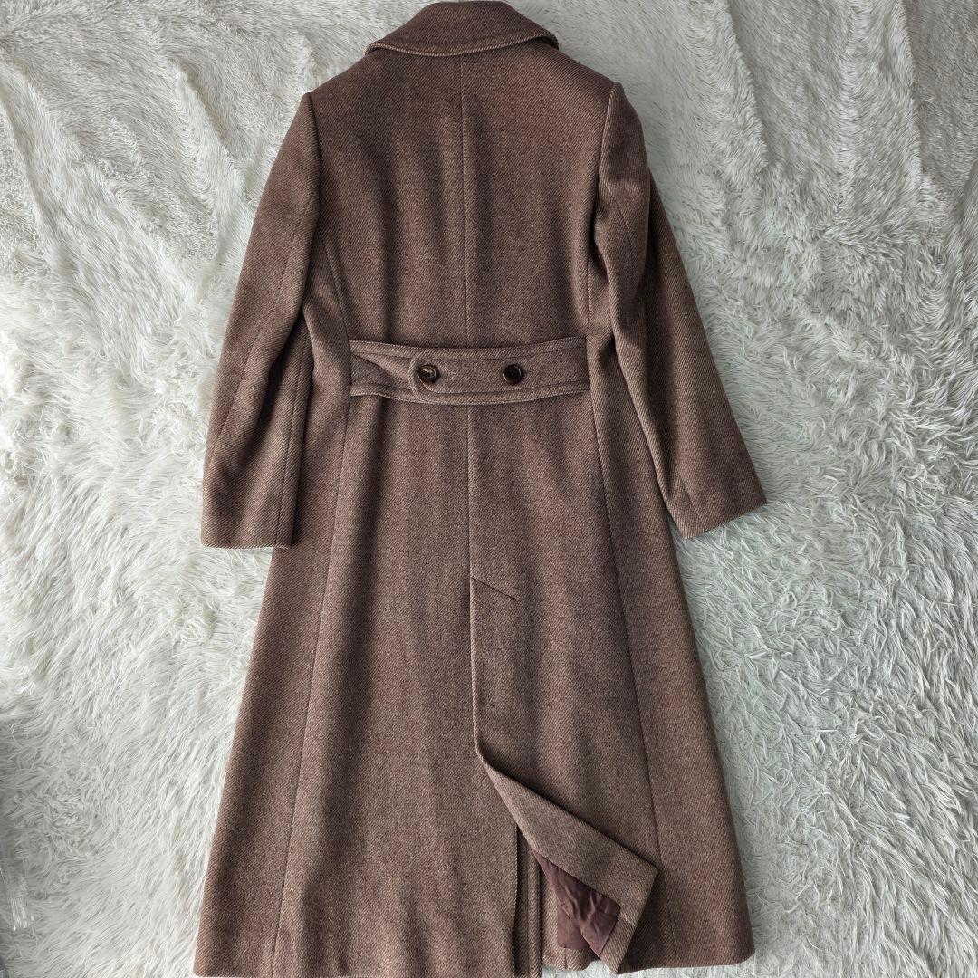【アンゴラブレンド】ラルフローレン ダブルブレスト ロング チェスターコート 9