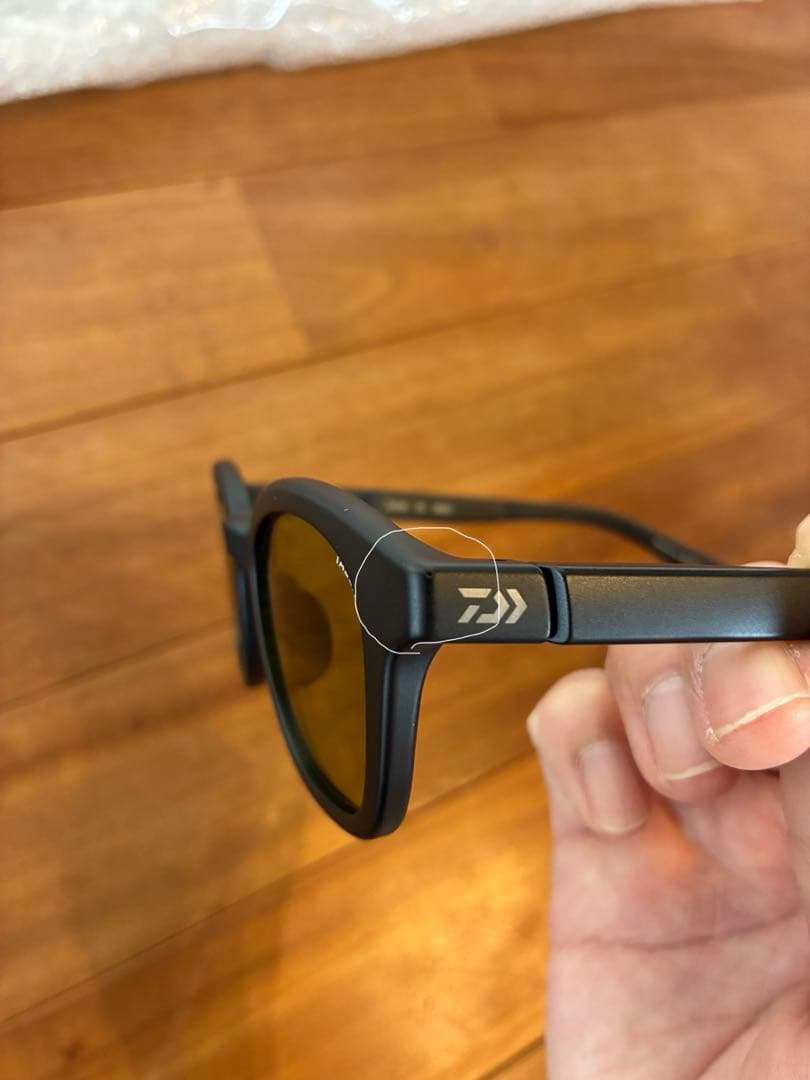 偏光サングラス‼︎TLX024 EG マットブラック　イーズグリーン