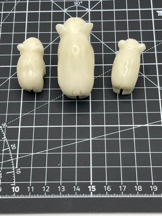 ナンタケットバスケット タグアナッツ 飾り クマの親子 6