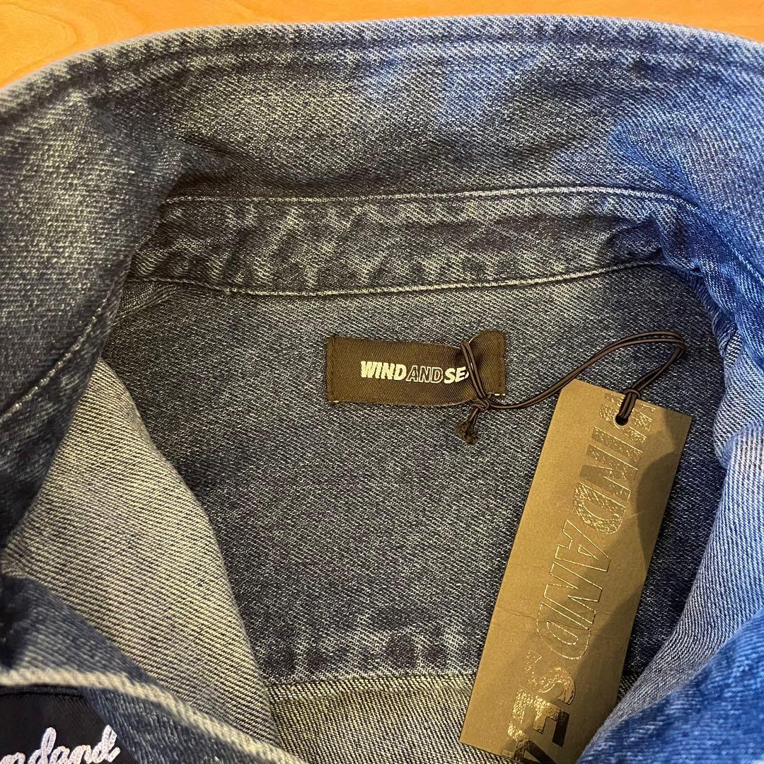 WIND AND SEA WORKER SHIRT DENIM ウィンダンシー