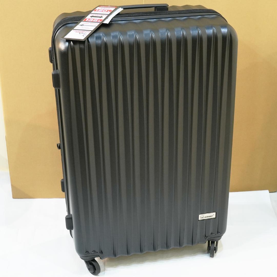 【新品未使用】AIRWAYスーツケース Lサイズ拡張機能付きAW-0821-74
