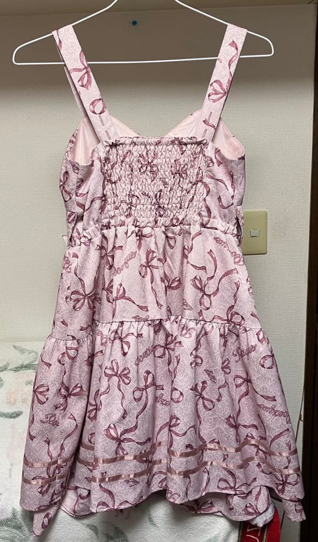 アクシーズファム　ポエティック　リボン　ジャンパースカート　axes femme