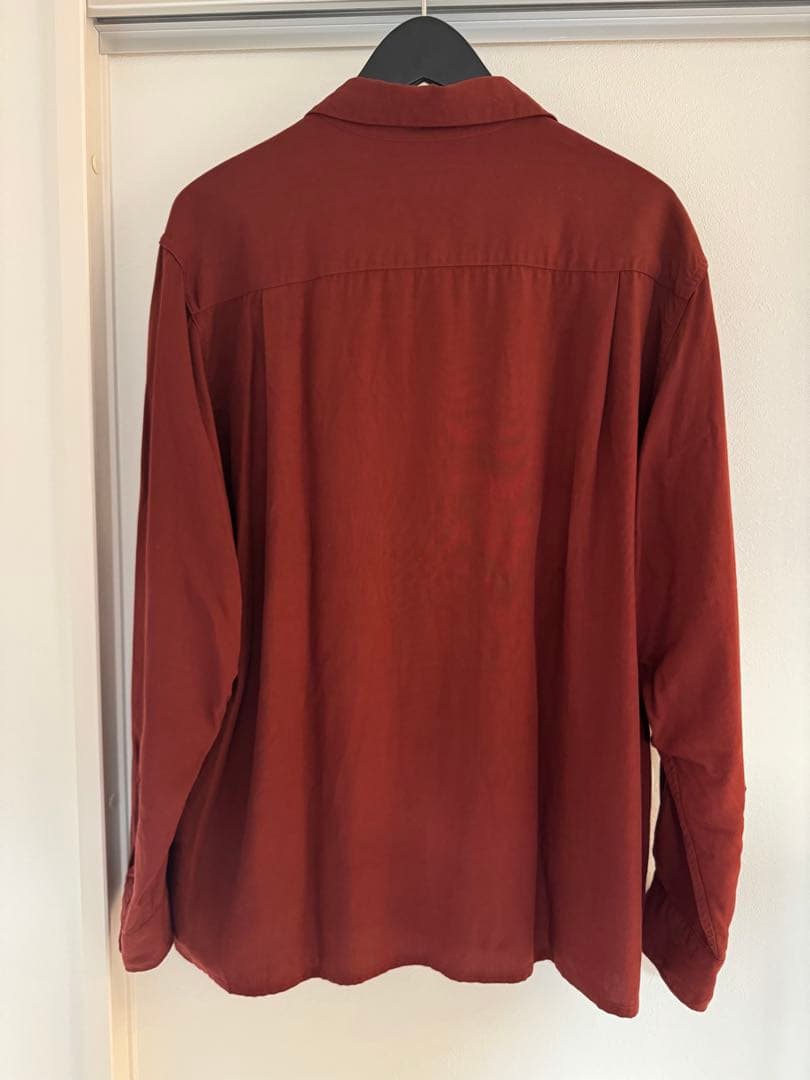 ワコマリア 50's シャツ M バーガンディ ダークレッドwackomaria