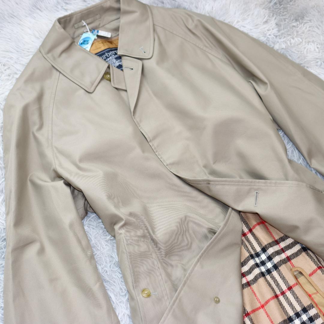タグ付き✨バーバリーロンドン✨ライナー付　ステンカラーコート　ノバチェック１８０