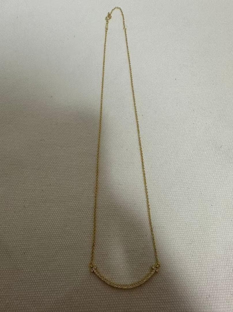 極美品 Tiffany & Co. ゴールドネックレス