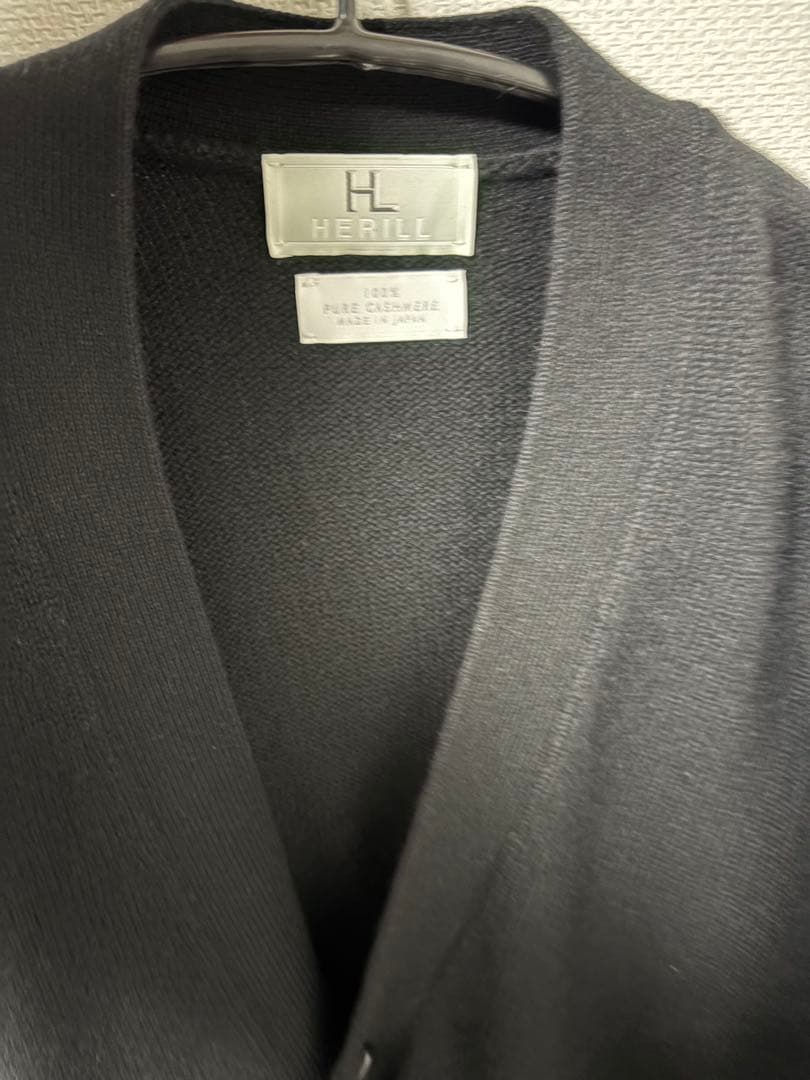 新品未使用タグ付　herill ゴールデンキャッシュカシミヤカーディガン