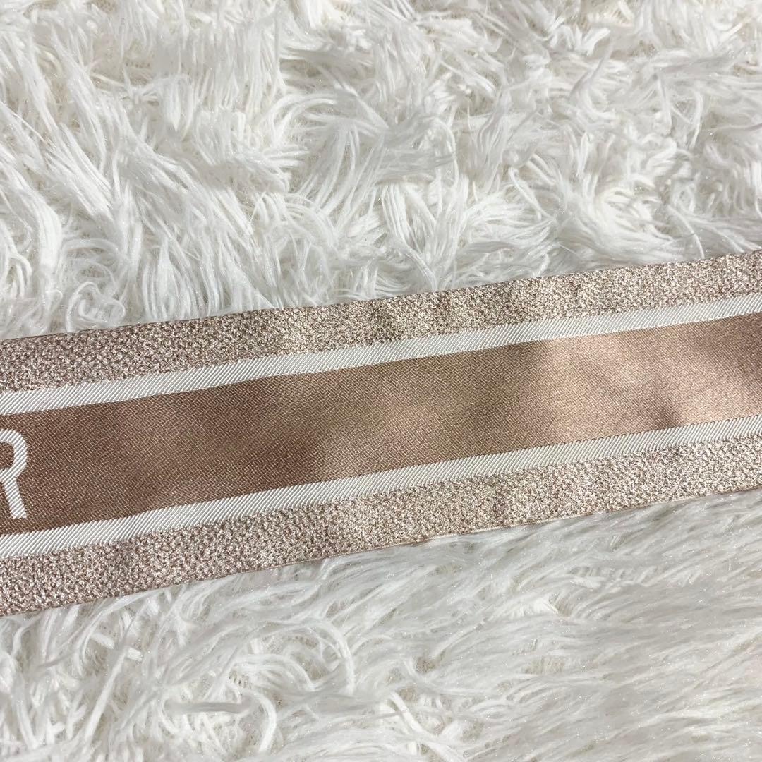 箱付き　クリスチャンディオール　ミッツァ　リボンスカーフ　トロッター　オブリーク