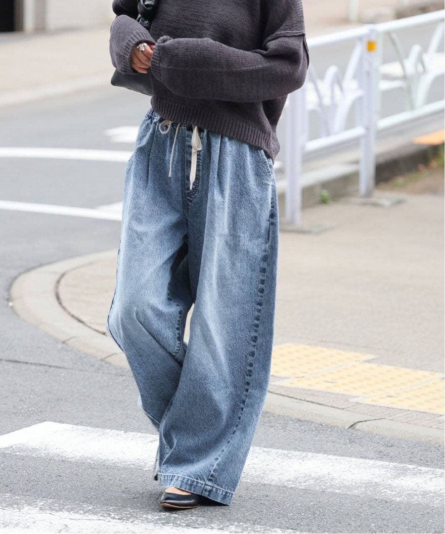 JOURNAL STANDARD イージーデニムワイドパンツ36