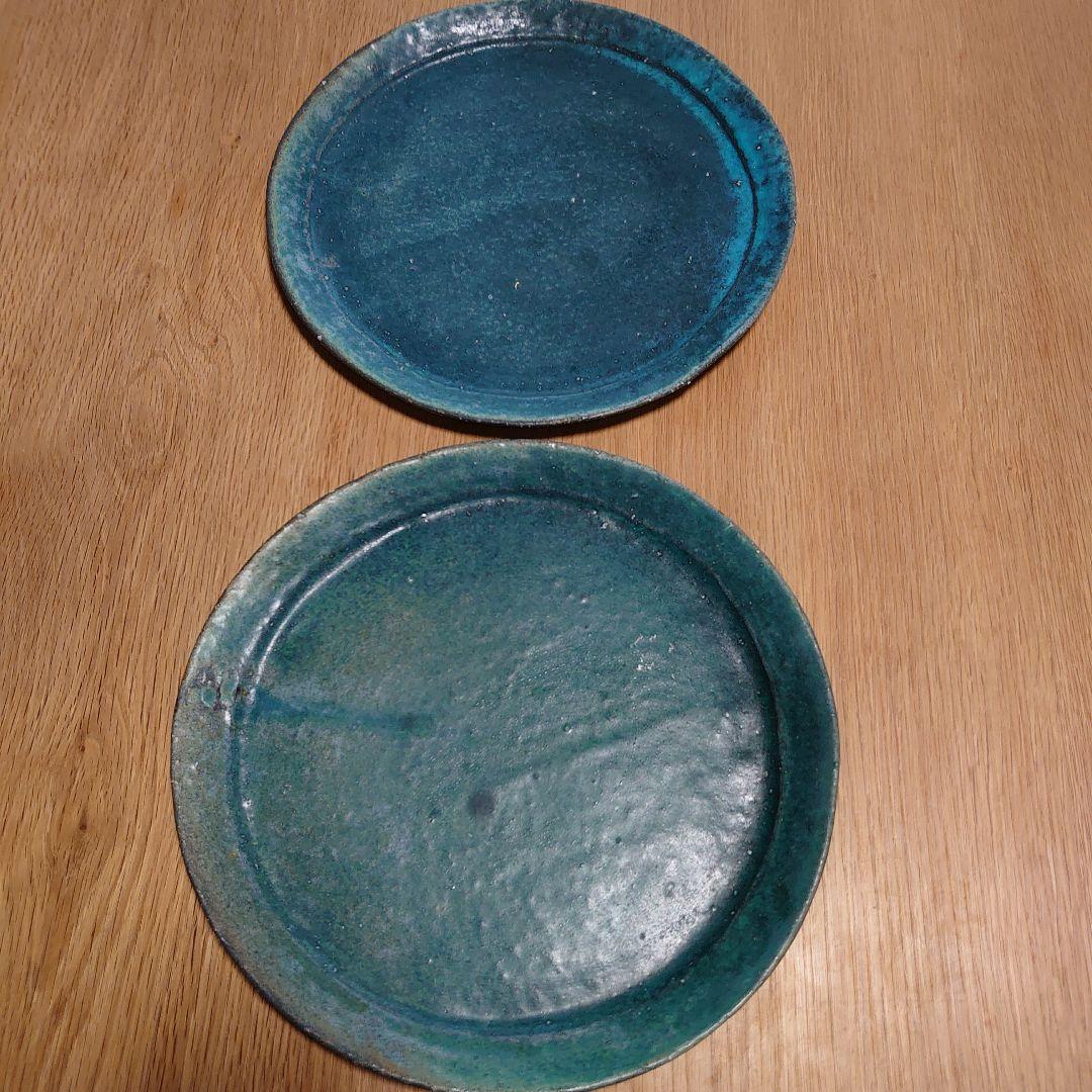 藤本羊子さん　プレート8寸　２枚セット