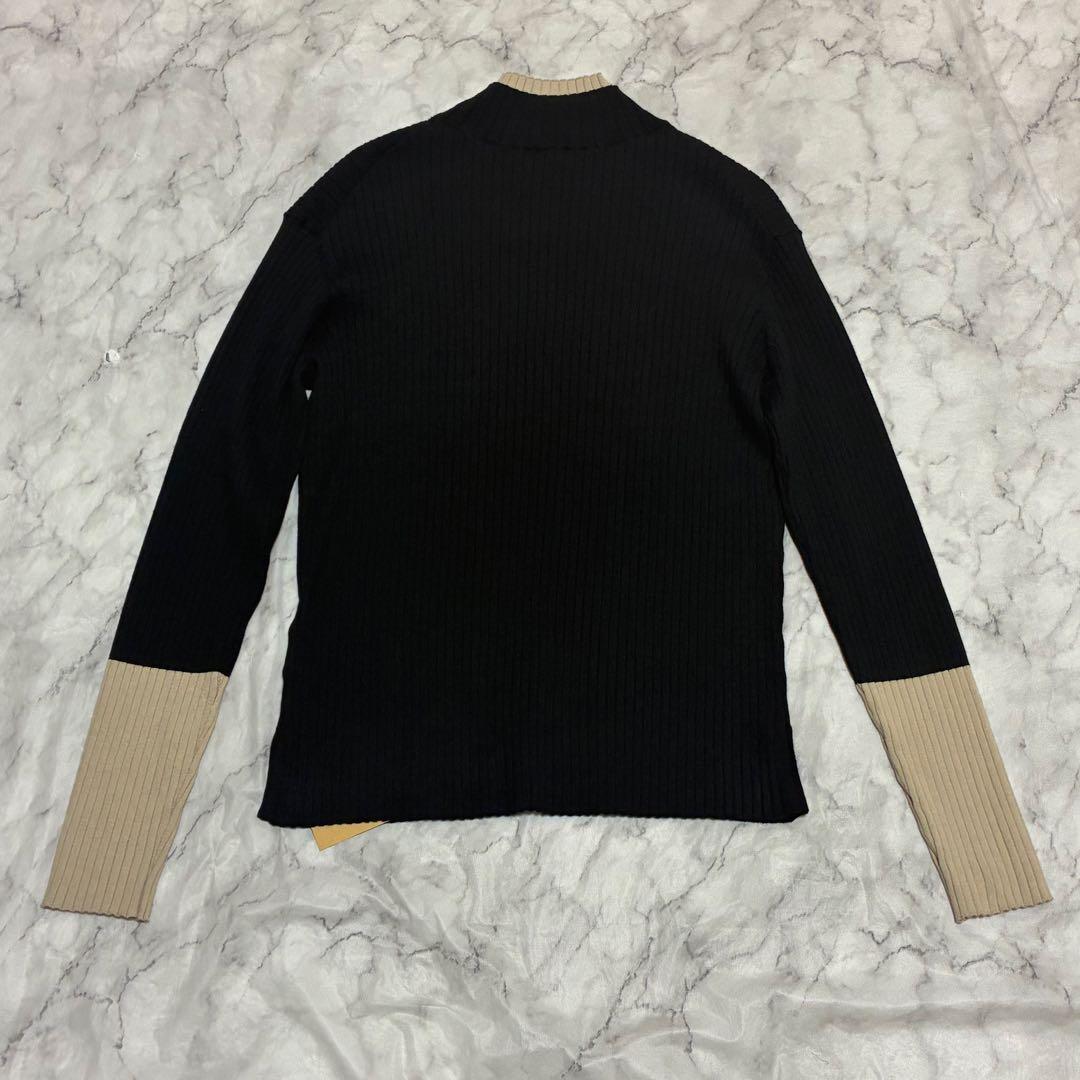ANIECA 現行 Bicolor Rib Knit/バイカラー リブ ニット