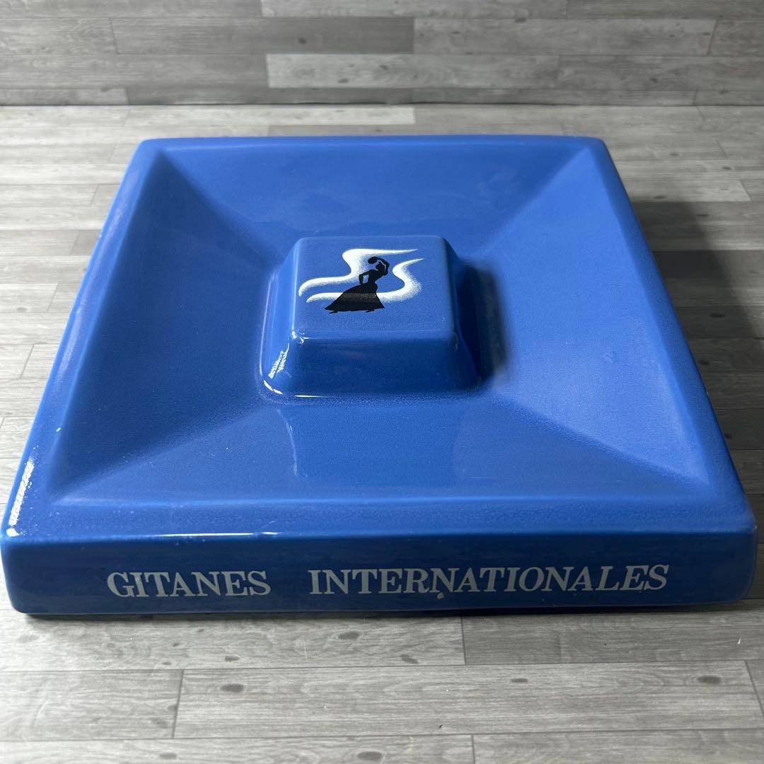 現地フランス購入品 Gitanes ジタン 灰皿 四角