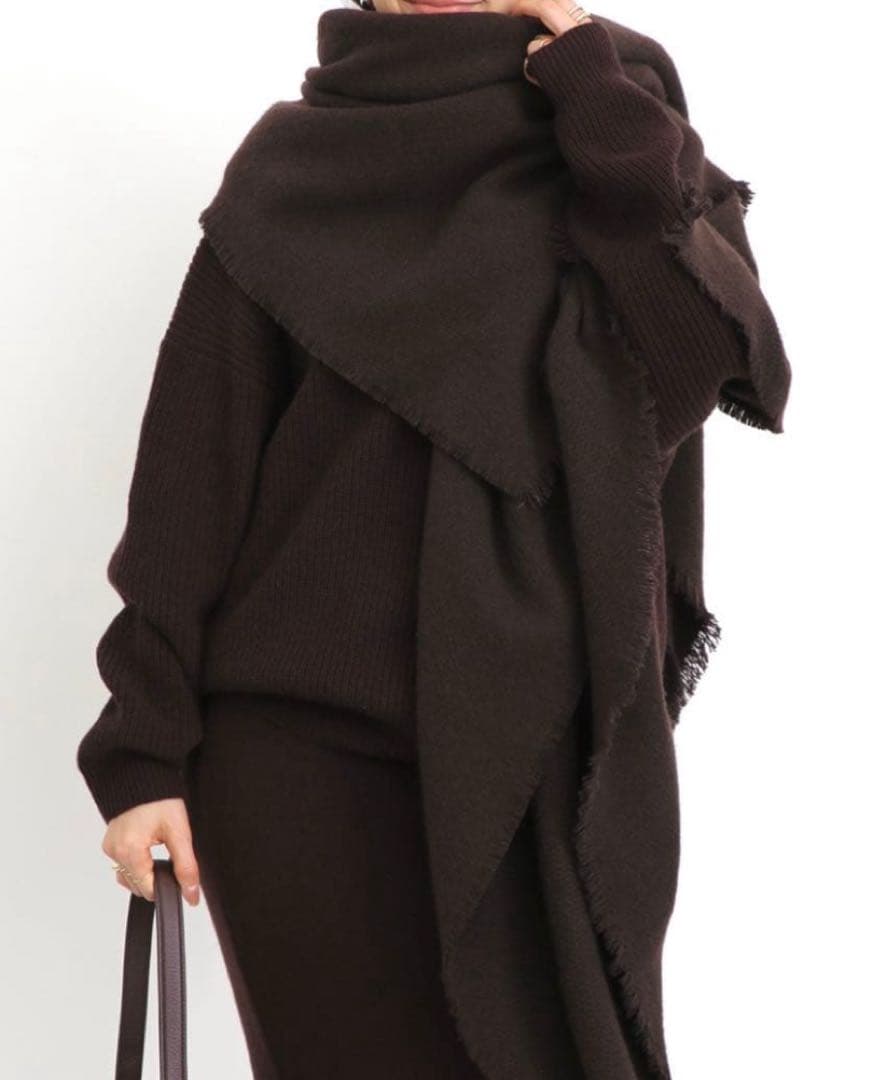 アパルトモン ALONPICASHMEREアロンピカシミアストールドゥーズィエム