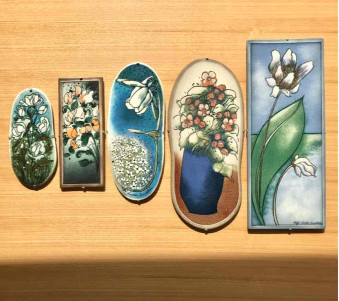 【参考画像】ARABIA ヘルヤ 縦長陶板画 サイズ比較用