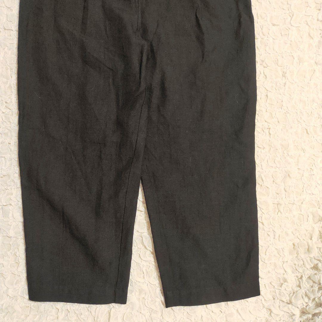 美品 リネン100% モトミエム サロペット オーバーオール オールインワン