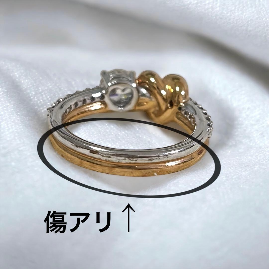 スワロフスキー SWAROVSKI リング 指輪 11号 ハート