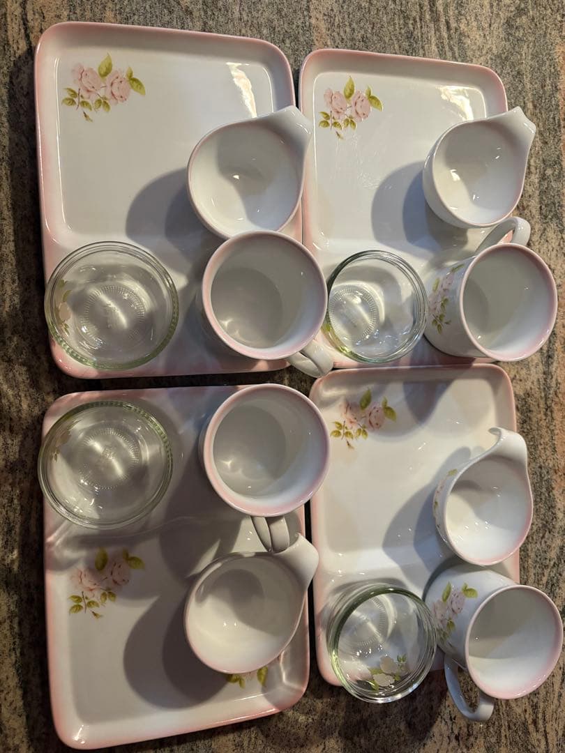 イマン　ダイアナローズ　デザートグラス2個セット