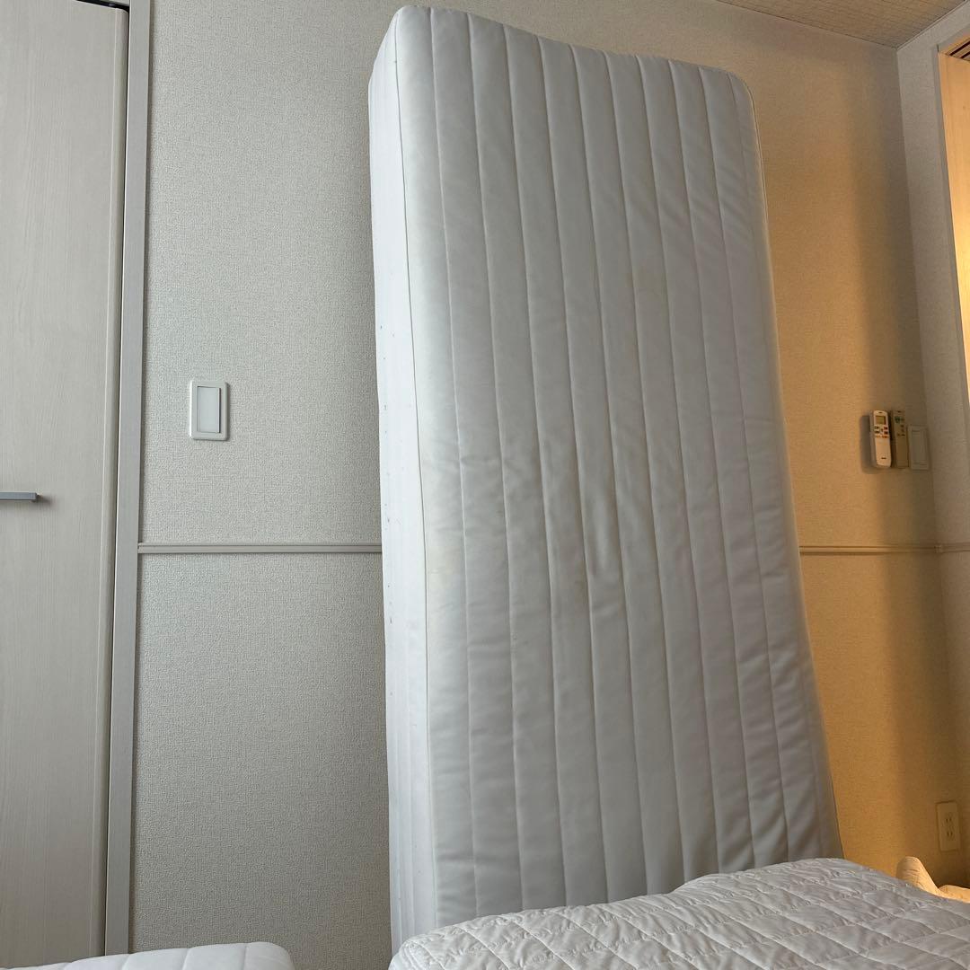 無印　脚付きマットレス　スモール２台