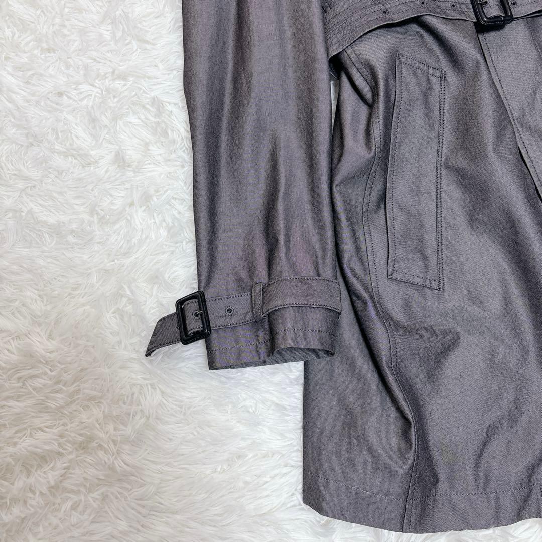 【美品】PS Paul Smith トレンチコート ライナー・ベルト　グレー　L