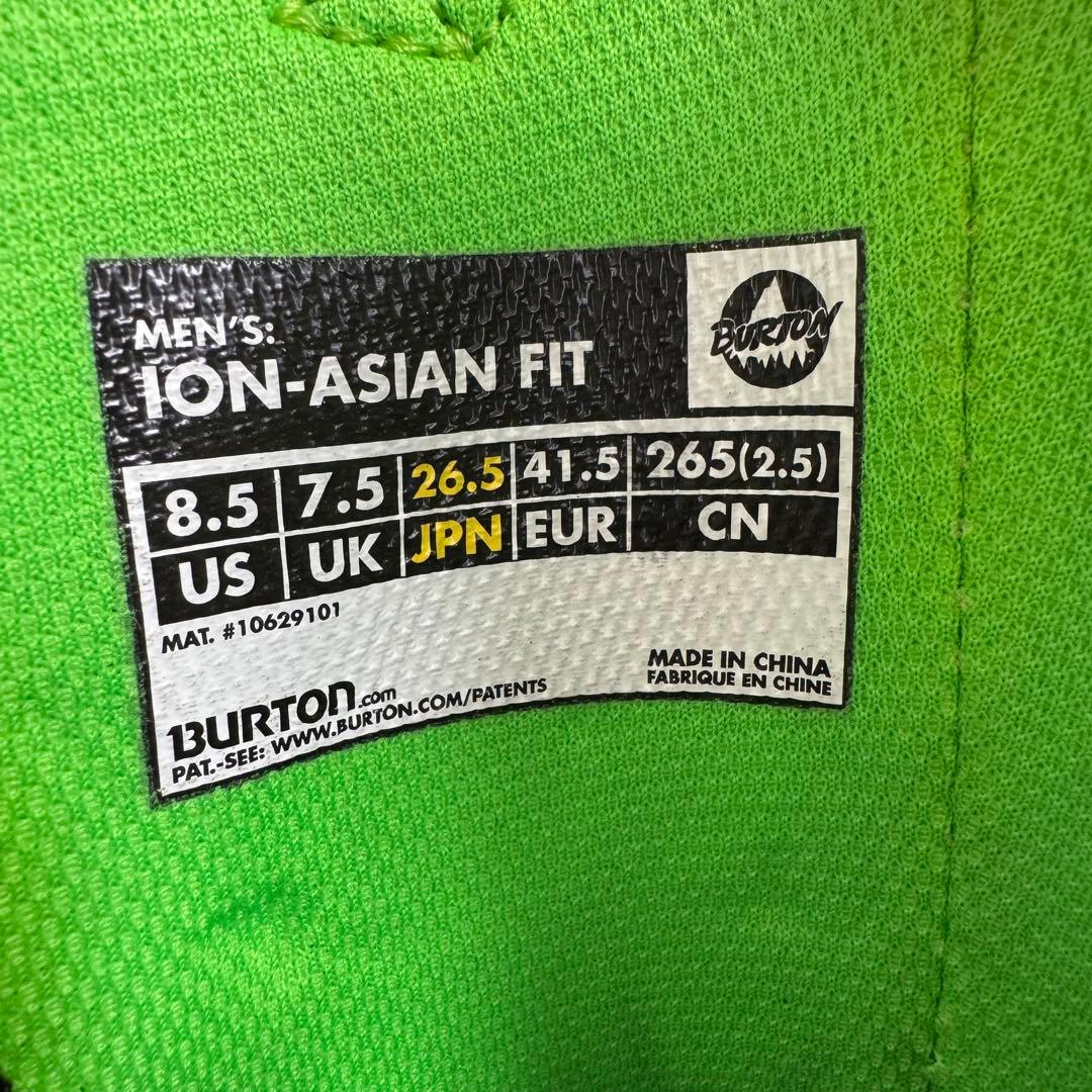 BURTON ION スノーボードブーツ 26.5cm 黒青 バートン アイオン