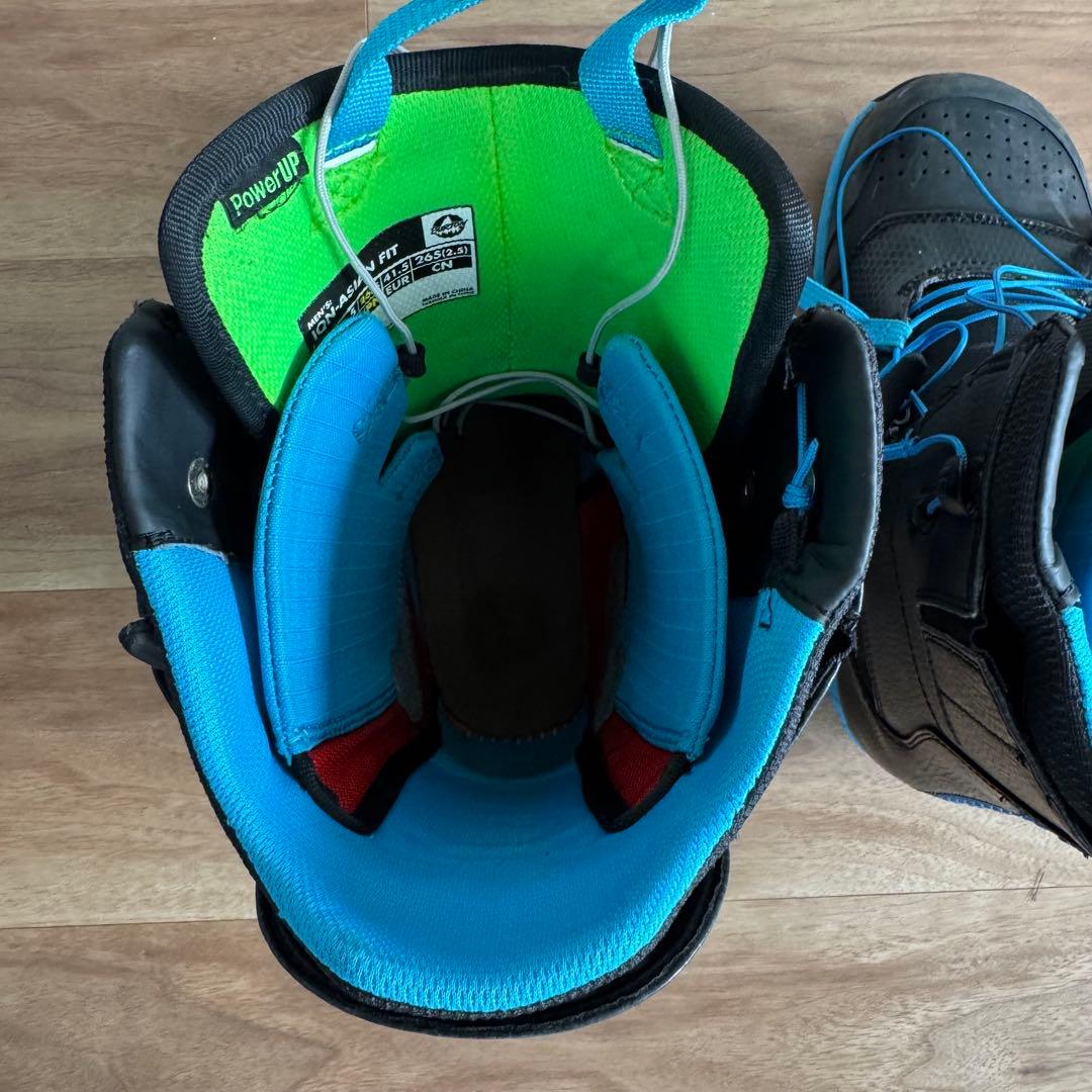 BURTON ION スノーボードブーツ 26.5cm 黒青 バートン アイオン