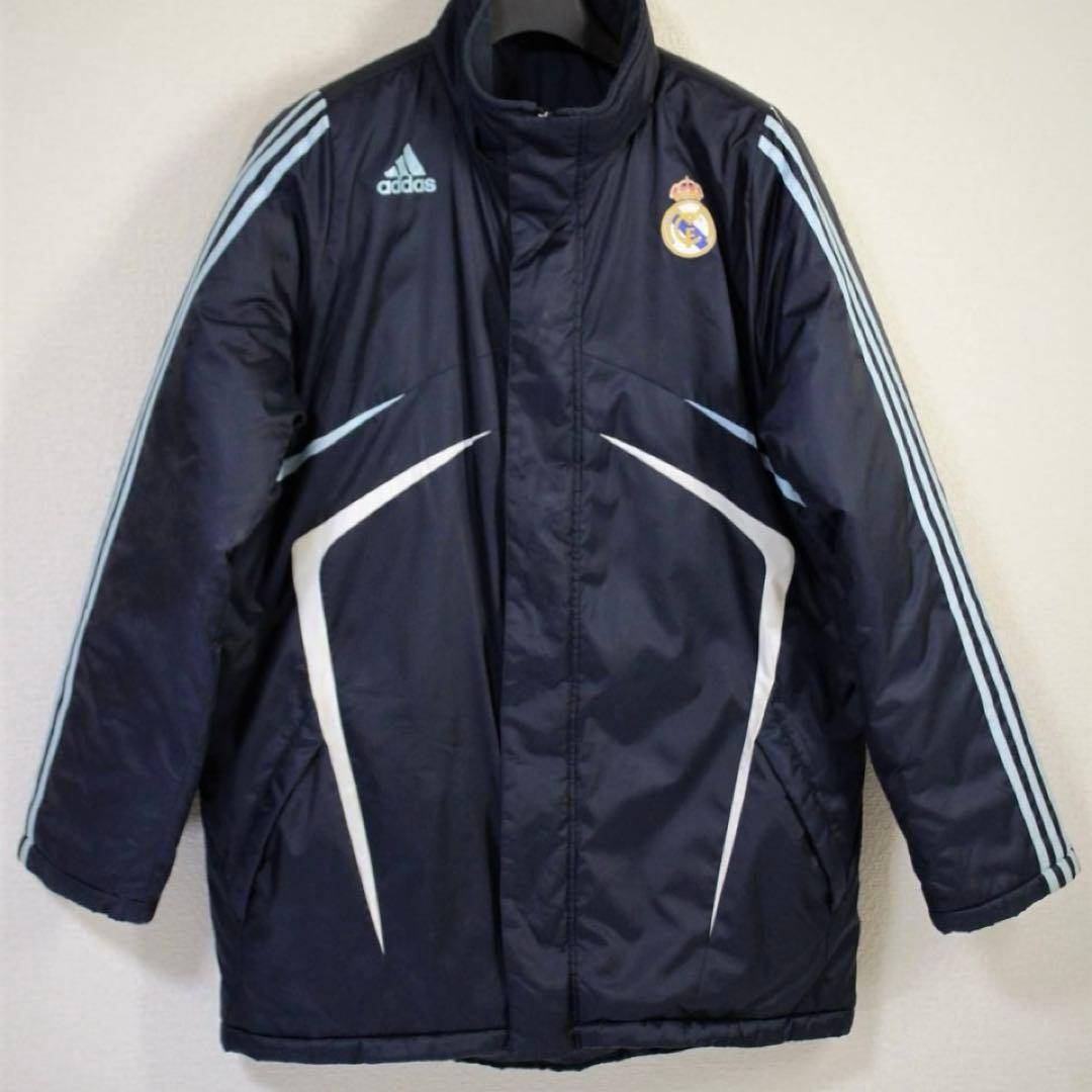 未使用　保管品　adidas レアル・マドリード sizeO ベンチコート