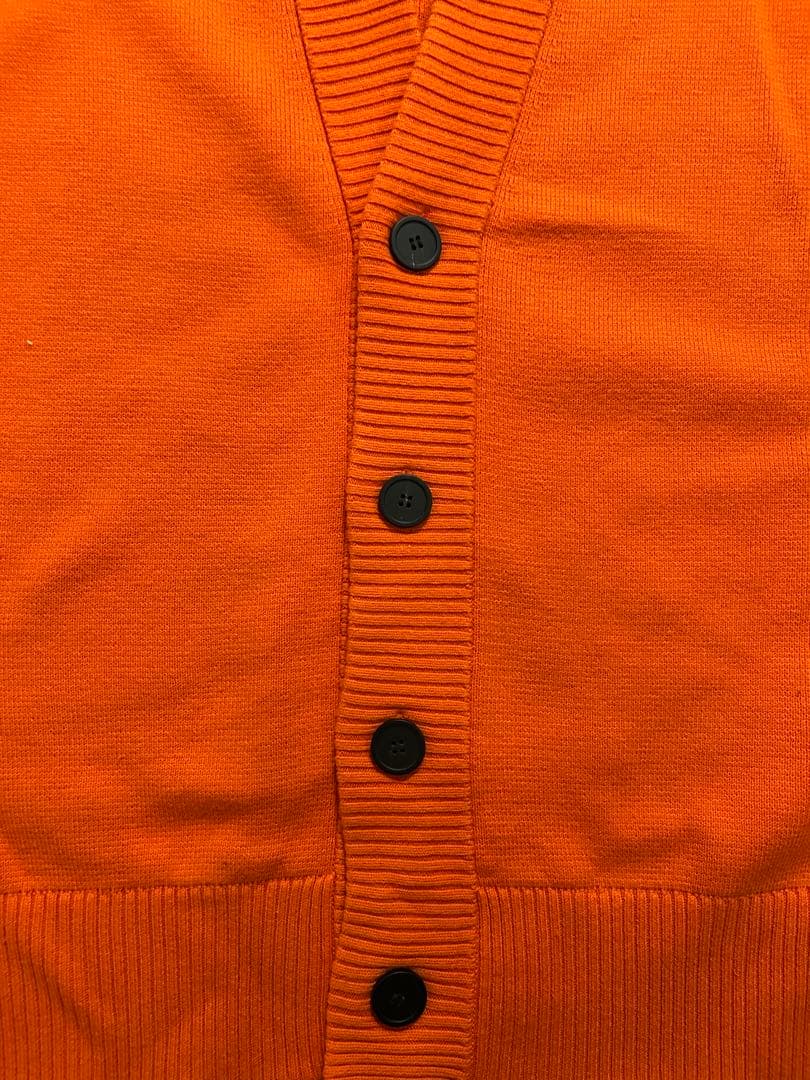 STUDIO NICHOLSON オレンジ カーディガン S