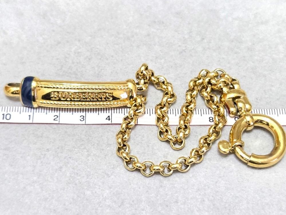 BURBERRY　バーバリー　ゴールドカラーブレスレット　良品　42835