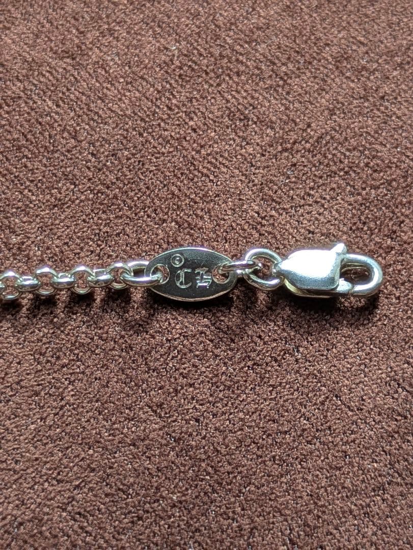 ほぼ未使用 クロムハーツ ロールチェーン ２４インチ