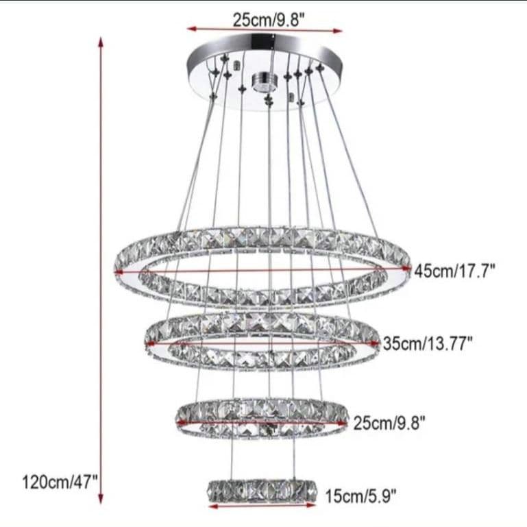 新品 4連 スパイラルクリスタルシャンデリア　吹き抜け　照明